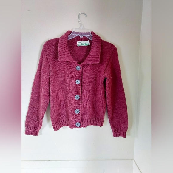 100% Pure New Merino Wool Cardigan Made in Ireland - Picture 4 of 4